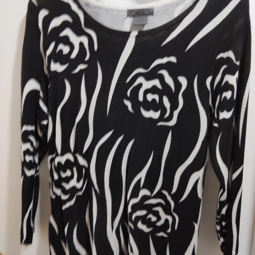 ISA Black and White Sweater